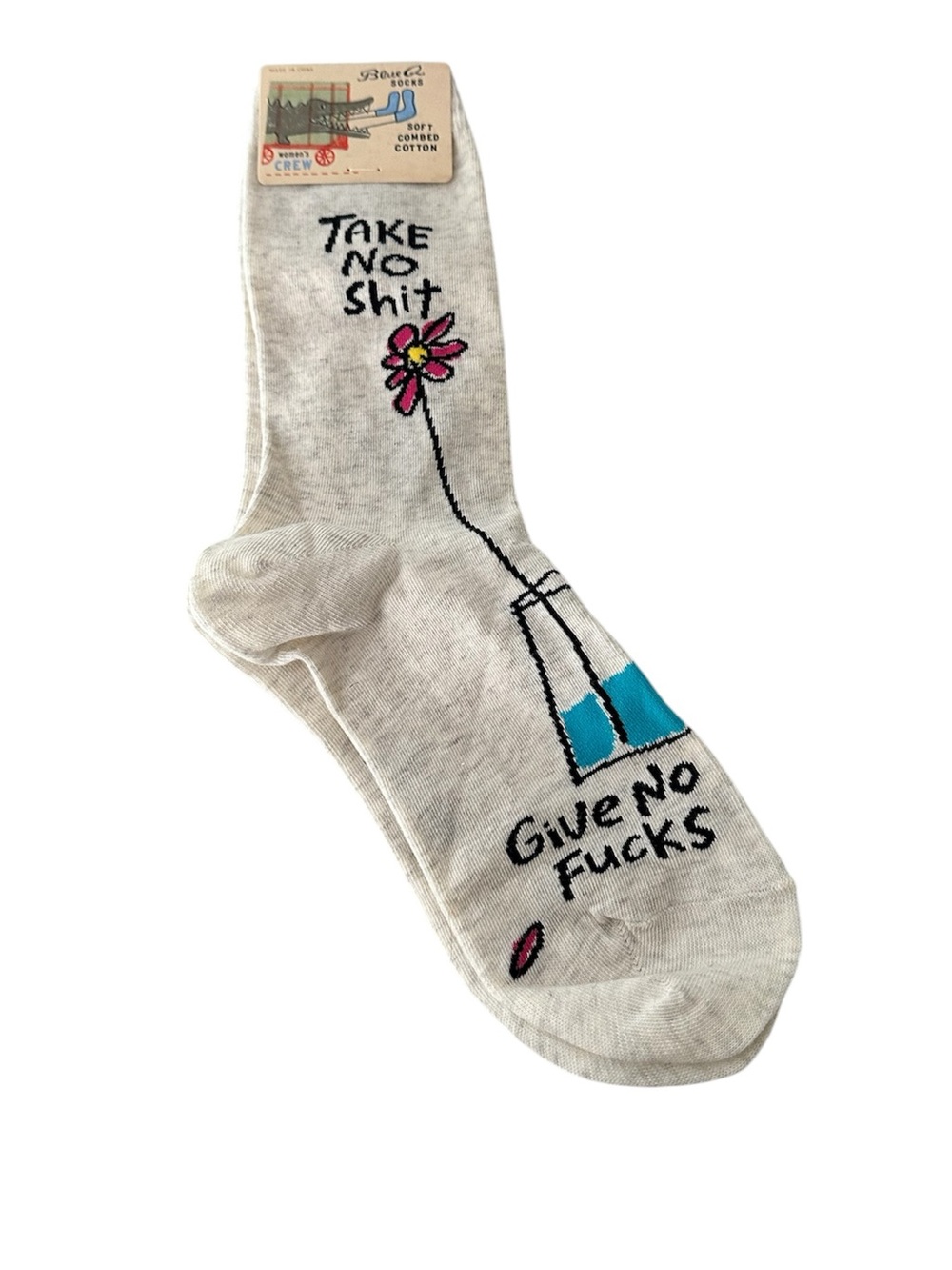 Blue Q Novelty Socks Foul Language Size 5-10 NEW